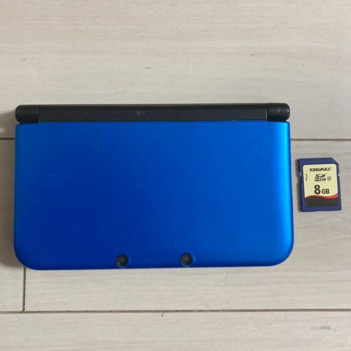 Nintendo 3DS LL SPR-001 本体 初期化 動作品 SDカード 8GB 付き ニンテンドー スリー ディーエス エルエル 任天堂 難あり 送料無料_画像1