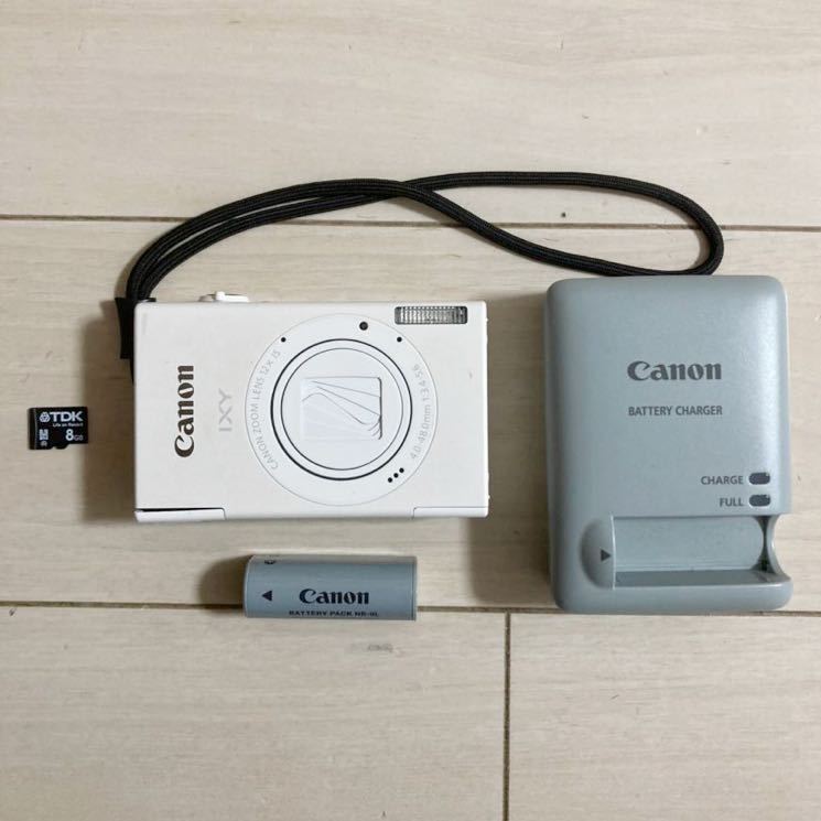 Canon デジタルカメラ IXY 1 FULL HD 本体 動作品 初期化 純正 バッテリーパック チャージャー 付き キャノン イクシー ワン 送料無料_画像1