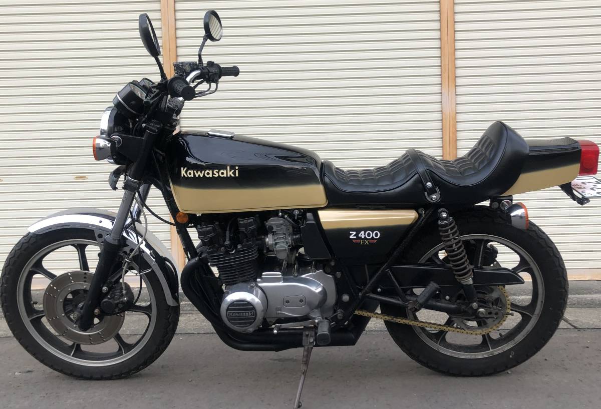 Yahoo!オークション - カワグチシート 猫背 Z400FX レザー黒 Yahoo!オークション - カワグチシート 猫背 Z400FX レザー黒