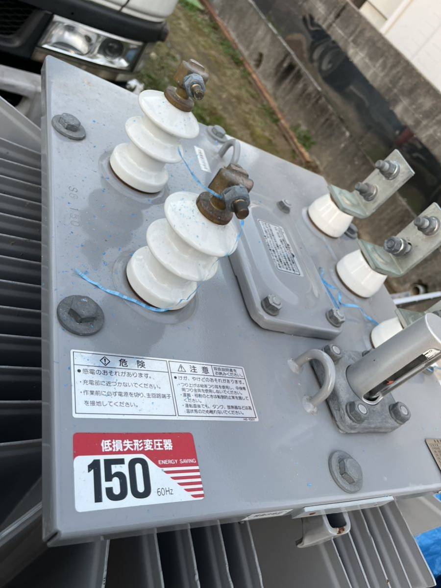 150kVA 2001年製 単相トランス 150kVA 2001年製 単相トランス
