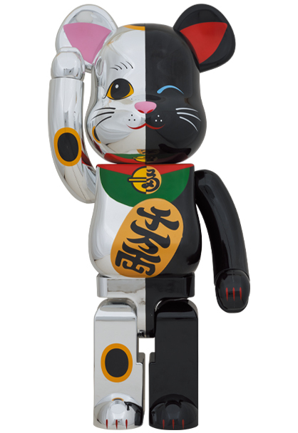 ベアブリック【 東京スカイツリー ソラマチ メディコムトイ・招き猫 銀