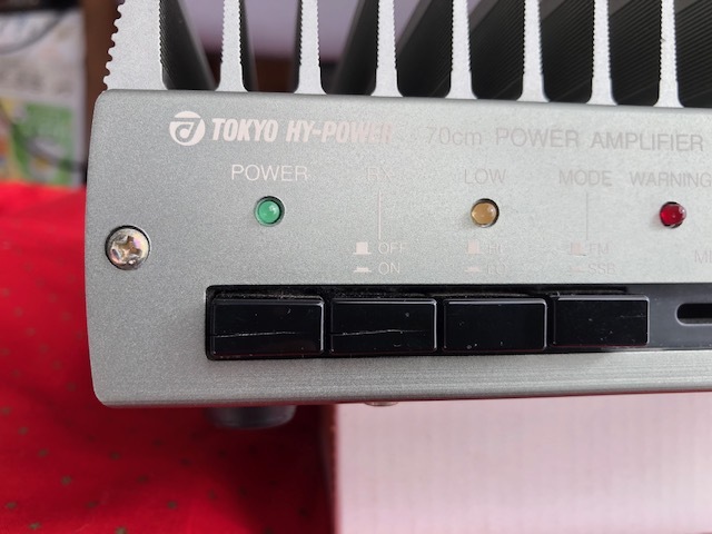 東京ハイパワー HL-130Usx 430MHz帯 オールモードリニアアンプ