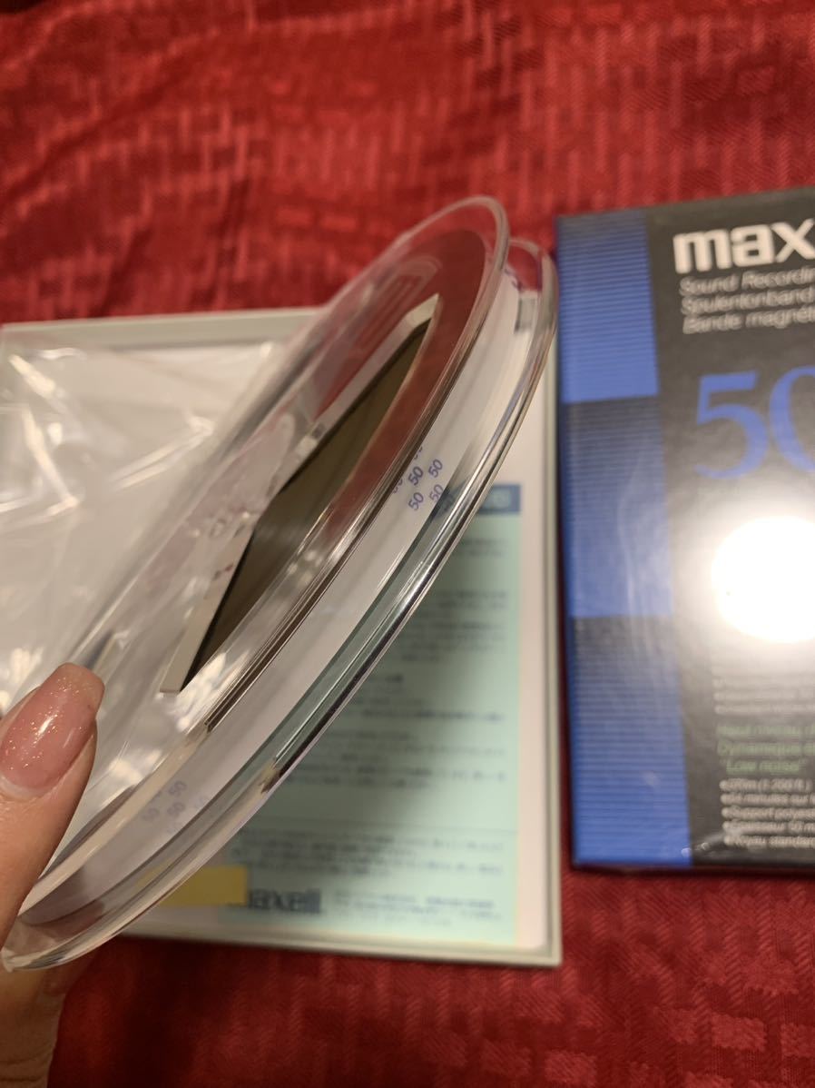 maxellmak cell unused 3 pcs set 50-60 open reel tape 