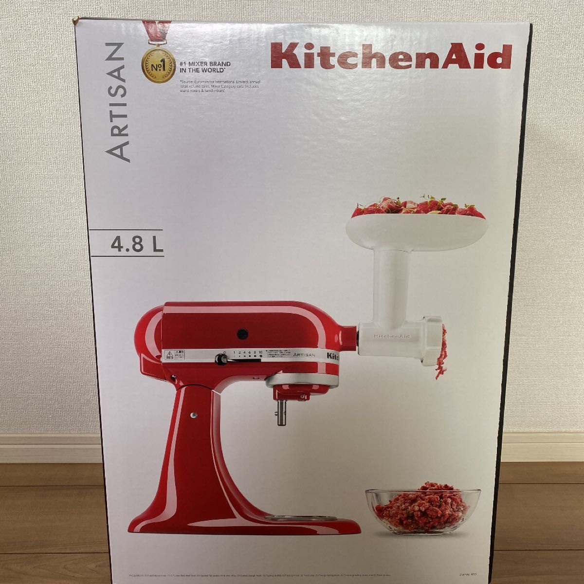 【最終値下げ】新品●キッチンエイド スタンドミキサー 4.8L●レッド