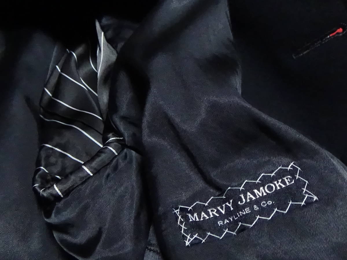 ☆MARVY JAMOKE　マビージャモーク　black pea coat ピーコート　ジャケット　美品　黒 38 M size　ウール90　MJ-9028-11　メンズ　日本製_画像6