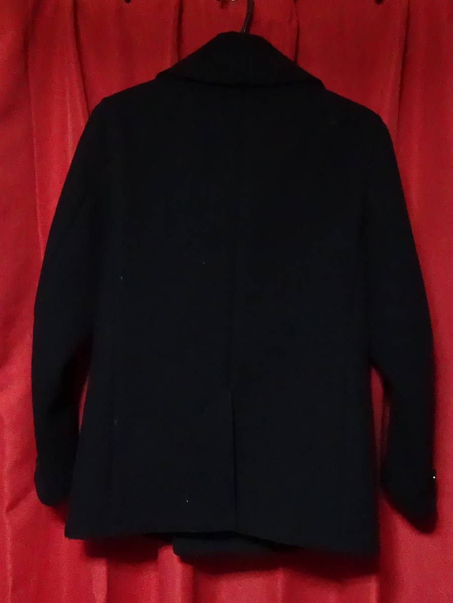 ☆MARVY JAMOKE　マビージャモーク　black pea coat ピーコート　ジャケット　美品　黒 38 M size　ウール90　MJ-9028-11　メンズ　日本製_画像3