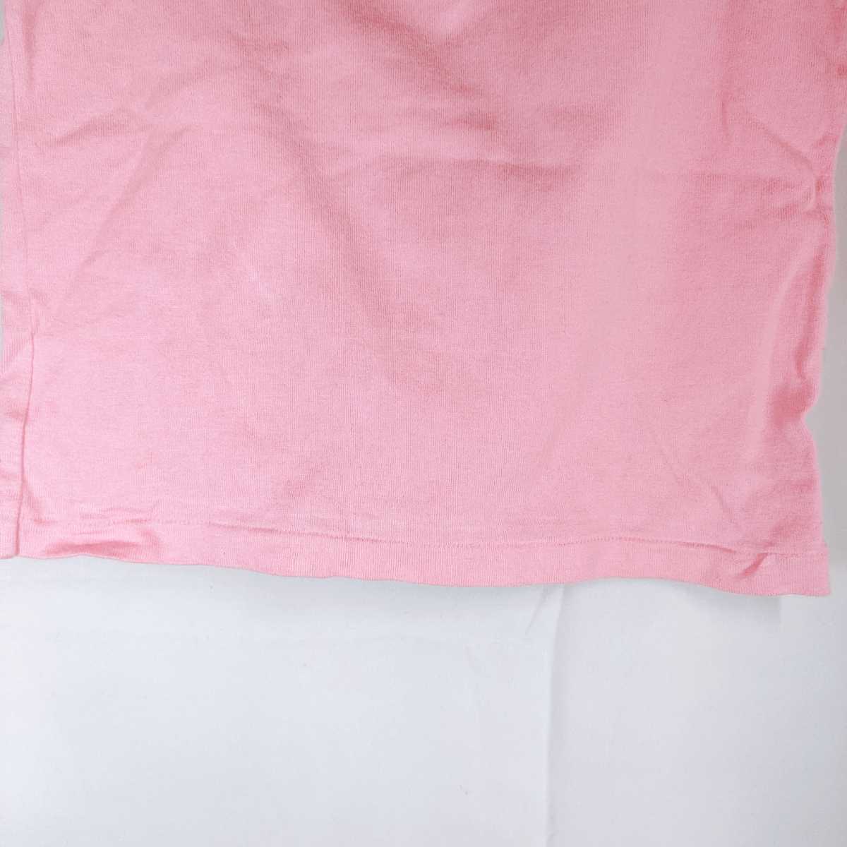 【美品】ミキハウス miki HOUSE 半袖シャツ 90サイズ 上着 トップス ピンク系 子供服 ベビー服 キッズ シャツ Tシャツ さくらんぼ_画像6