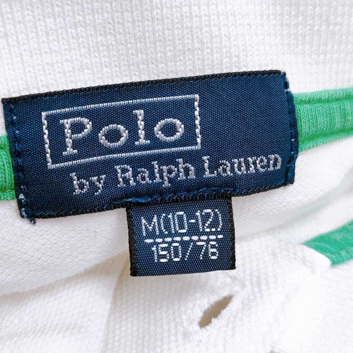 Polo by Ralph Lauren ポロ ラルフローレン 半袖 Tシャツ シャツ ロゴ刺繍 ビッグポニー サイズM 半袖Tシャツ トップス カットソー 白T_画像8