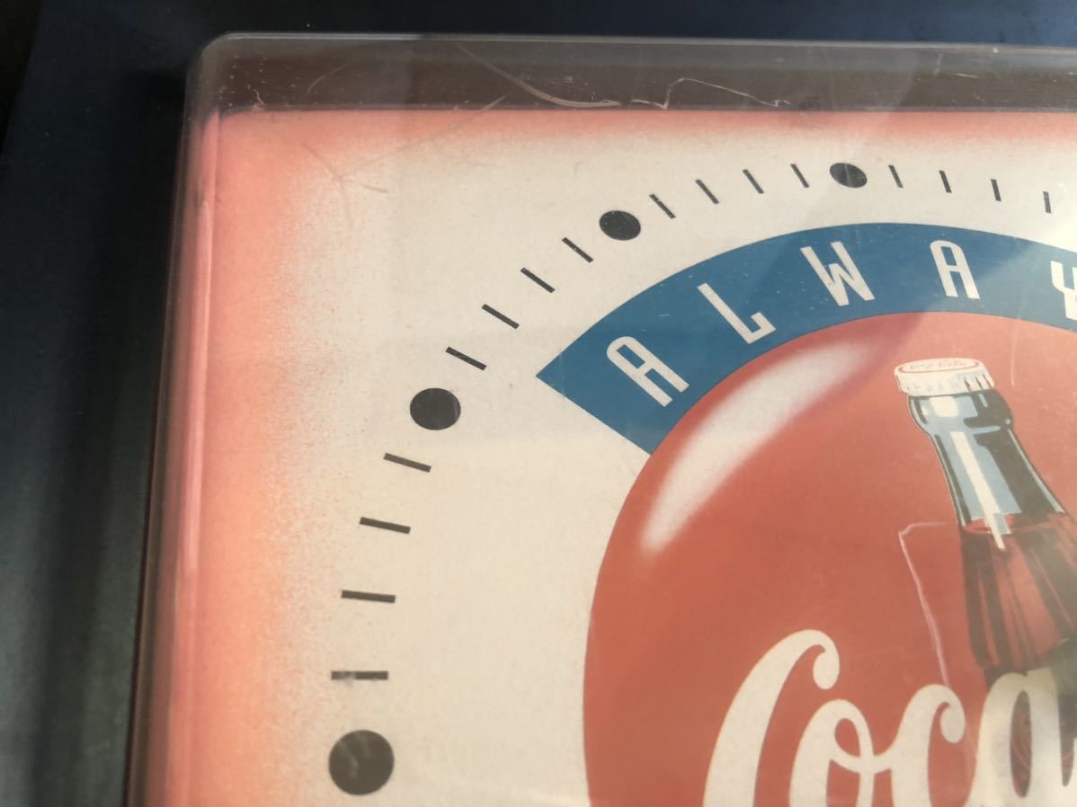 コカ・コーラ 壁掛け時計 レトロ 時計 Coca-Cola 当時物 年代物 1994 90s always アメリカ雑貨 コカコーラ