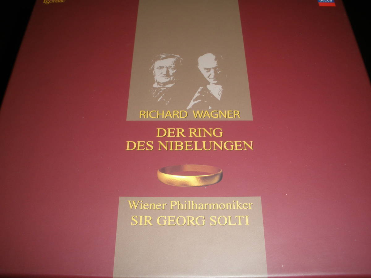 ESOTERIC кольцо SACDwa-gna- колено bell ng. палец .shoruti esoteric +DVD японский язык перевод есть первый раз ограничение красный коробка Wagner Ring Solti