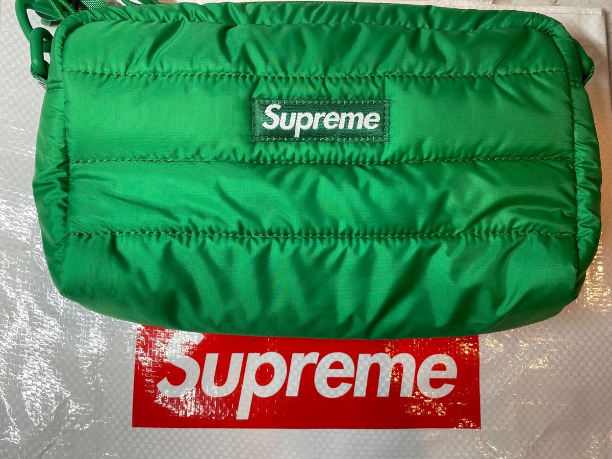 Supreme Puffer Neck Pouch Green シュプリーム 緑 www