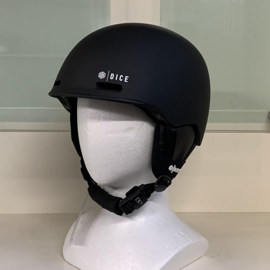 DICE ダイス 【D6 SNOW HELMET】 MATT BLACK 黒 LXL(59～62cm) 正規品 (JPN-FIT ダイヤル調整) スノーヘルメット_画像2