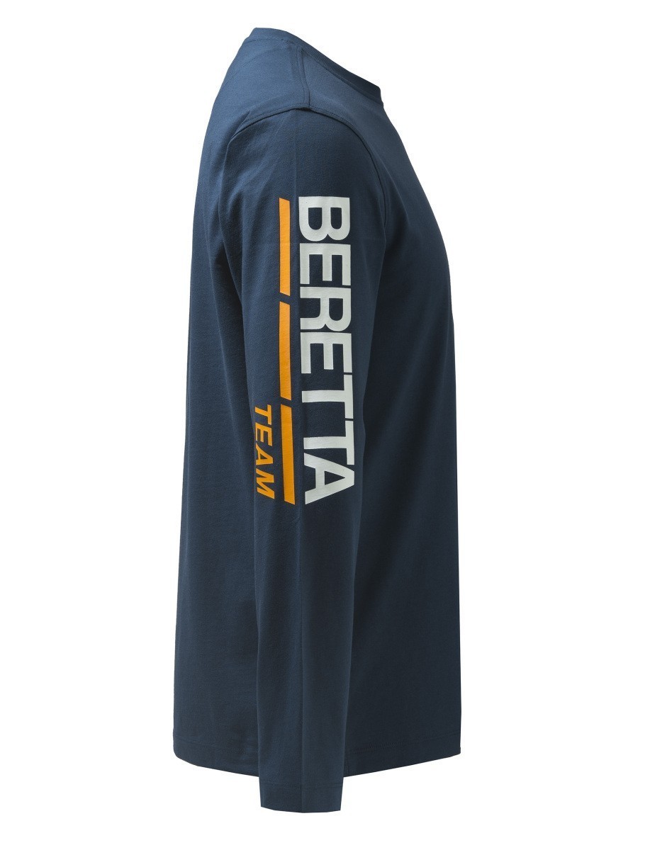 ベレッタ チーム長袖シャツ（ネイビー）Lサイズ/Beretta Team T-Shirt Long Sleeves - Blue Total Eclipse