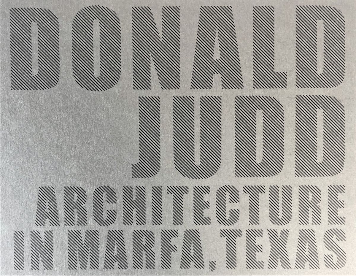 Donald Judd ドナルド・ジャッド 作品 写真集 希少本
