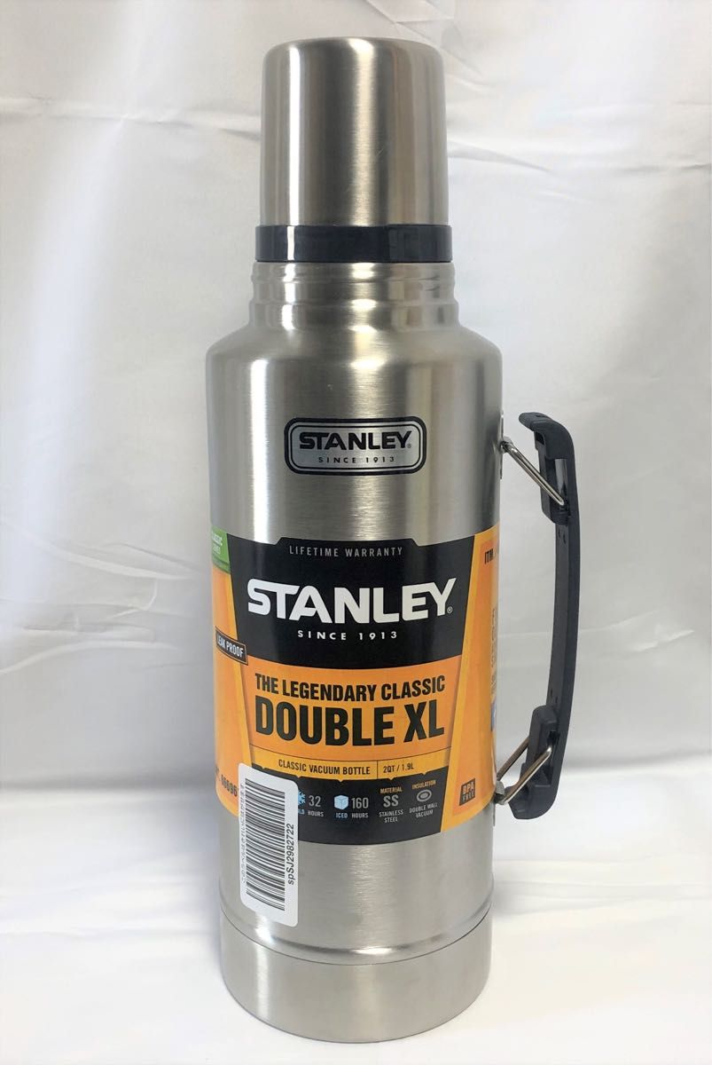 Stanley スタンレー ボトル 1.89L シルバー ステンレス製 旧ロゴ-