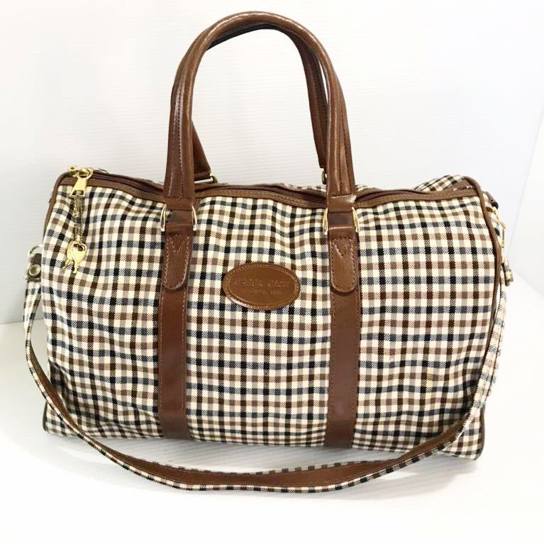  быстрое решение * не использовался oheok olvb сумка "Boston bag" в клетку ключ имеется ключ имеется плечо имеется 