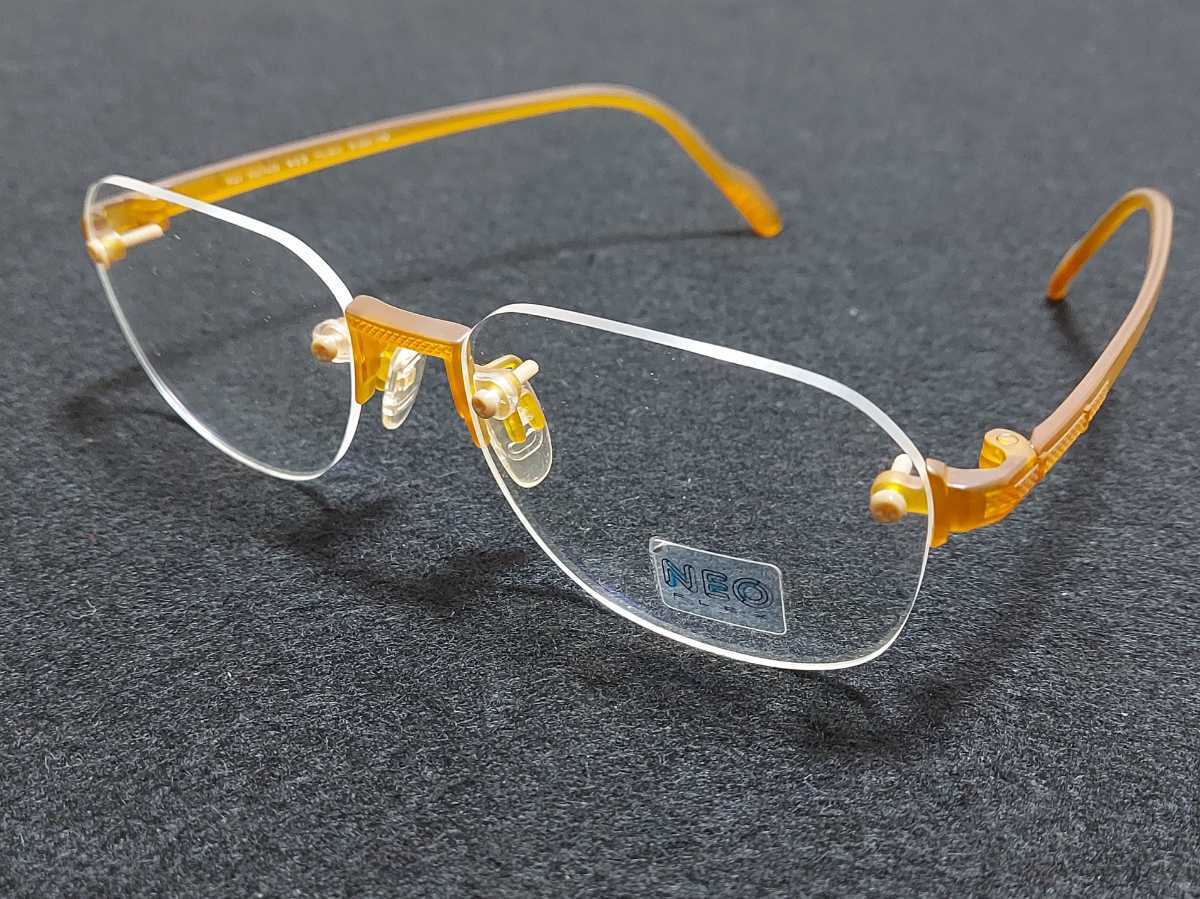 新品 NEO FLEX 日本製　メガネ　眼鏡　高級感　上品　ツーポイント　超弾性　軽い_画像1