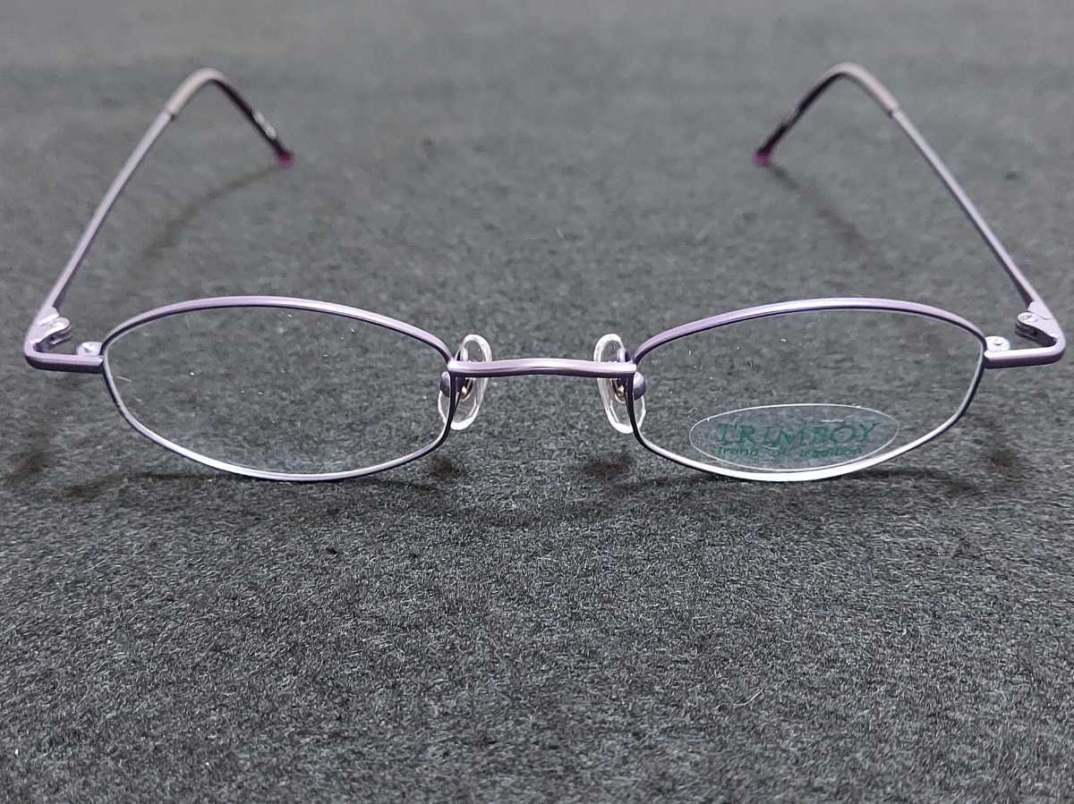 新品 TRIMBOY トリムボーイ メガネ 眼鏡 高級感 上品 フルリム 軽い ...