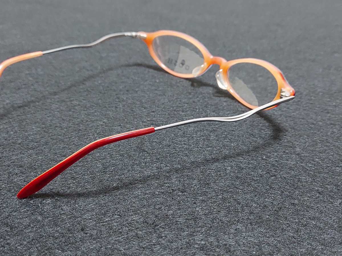 新品　GOSH ゴッシュ　日本製　メガネ　眼鏡　高級感　上品　セルフレーム　軽い　赤　レッド_画像4
