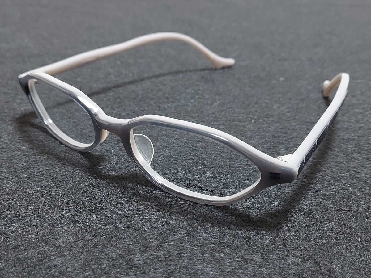 新品　vivid moon ビビッドムーン　日本製　メガネ　眼鏡　高級感　上品　セルフレーム　軽い　グレー_画像4