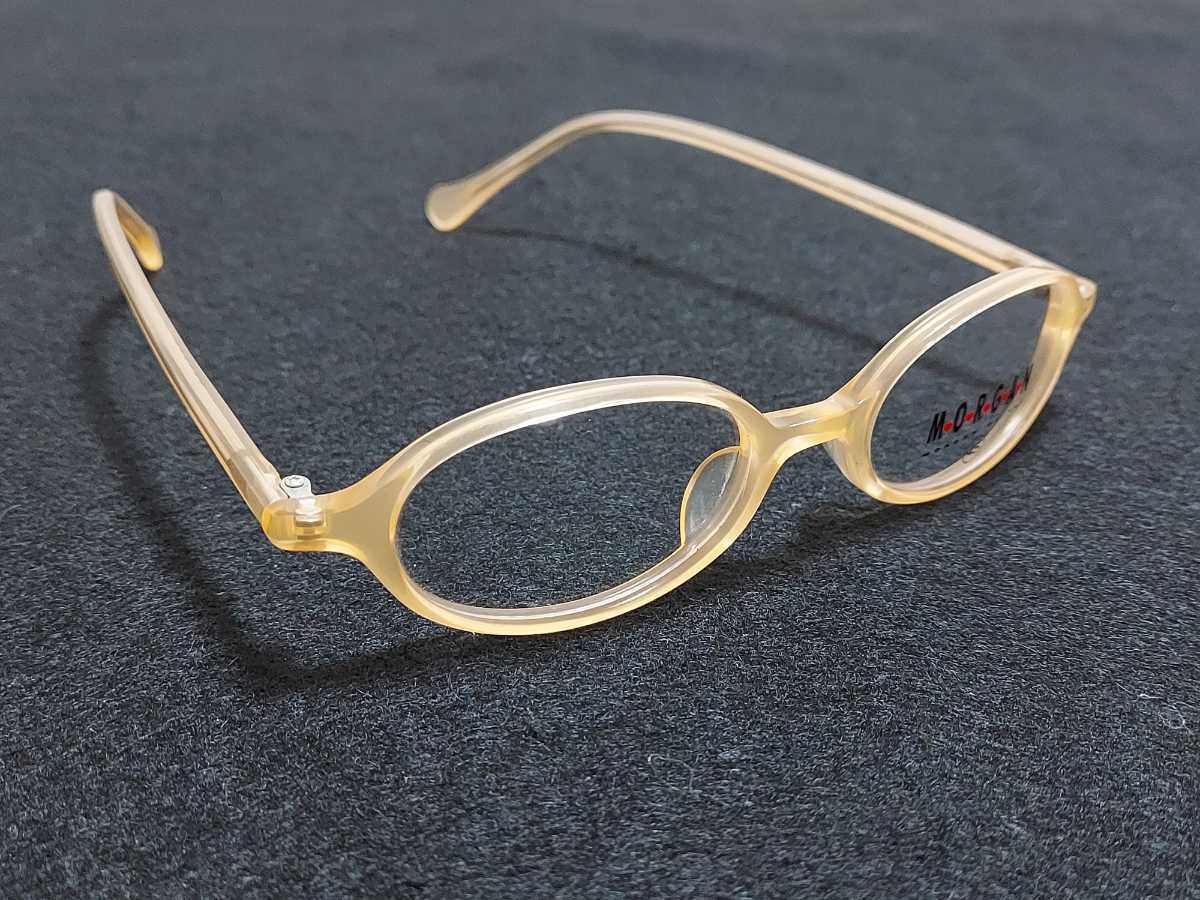 新品　MORGAN DE TOI モルガンデトイ　日本製　メガネ　眼鏡　高級感　上品　セルフレーム　黄色系_画像4