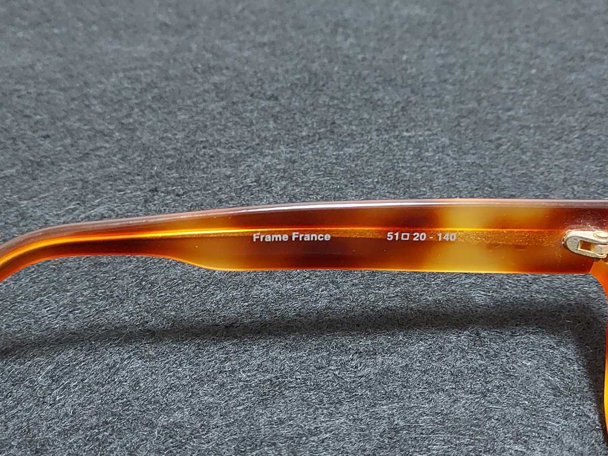 新品　agnes b.　アニエスベー　フランス製　サングラス　紫外線カット　UVカット　べっこう柄_画像8