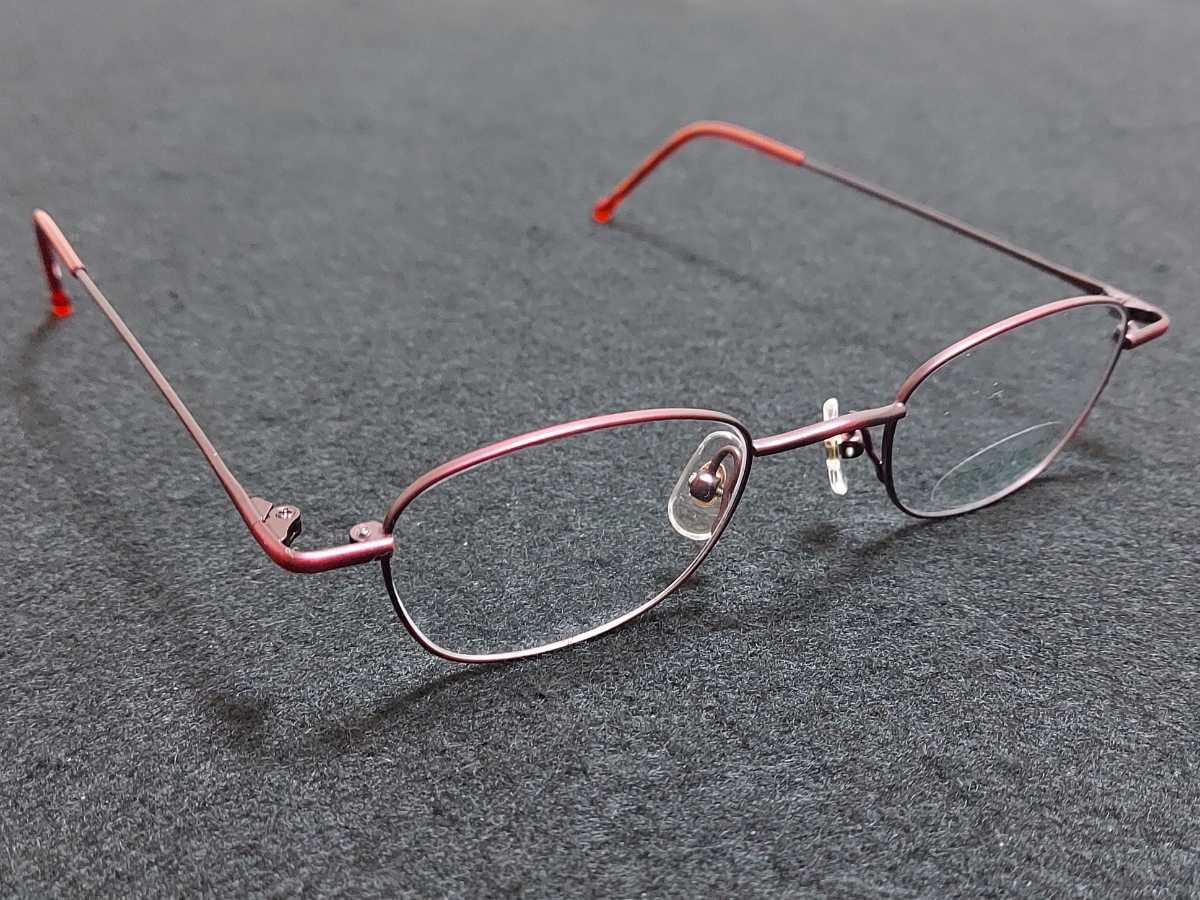 新品 TRIMBOY トリムボーイ　メガネ　眼鏡　高級感　上品　フルリム　　軽い　赤　レッド - 1