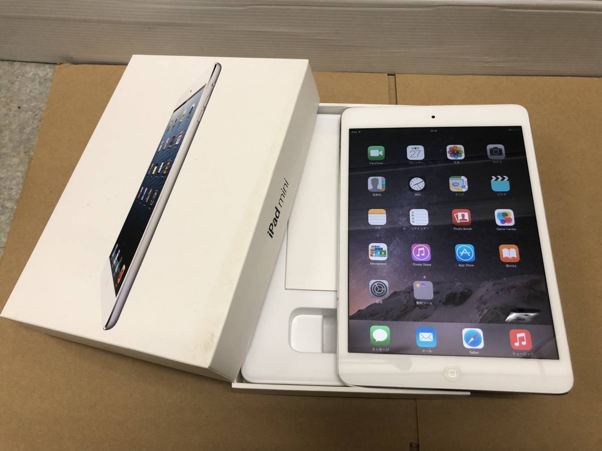 3902) Apple iPad mini MD531J/A 第1世代Wi-Fi 16GB ホワイトA1432