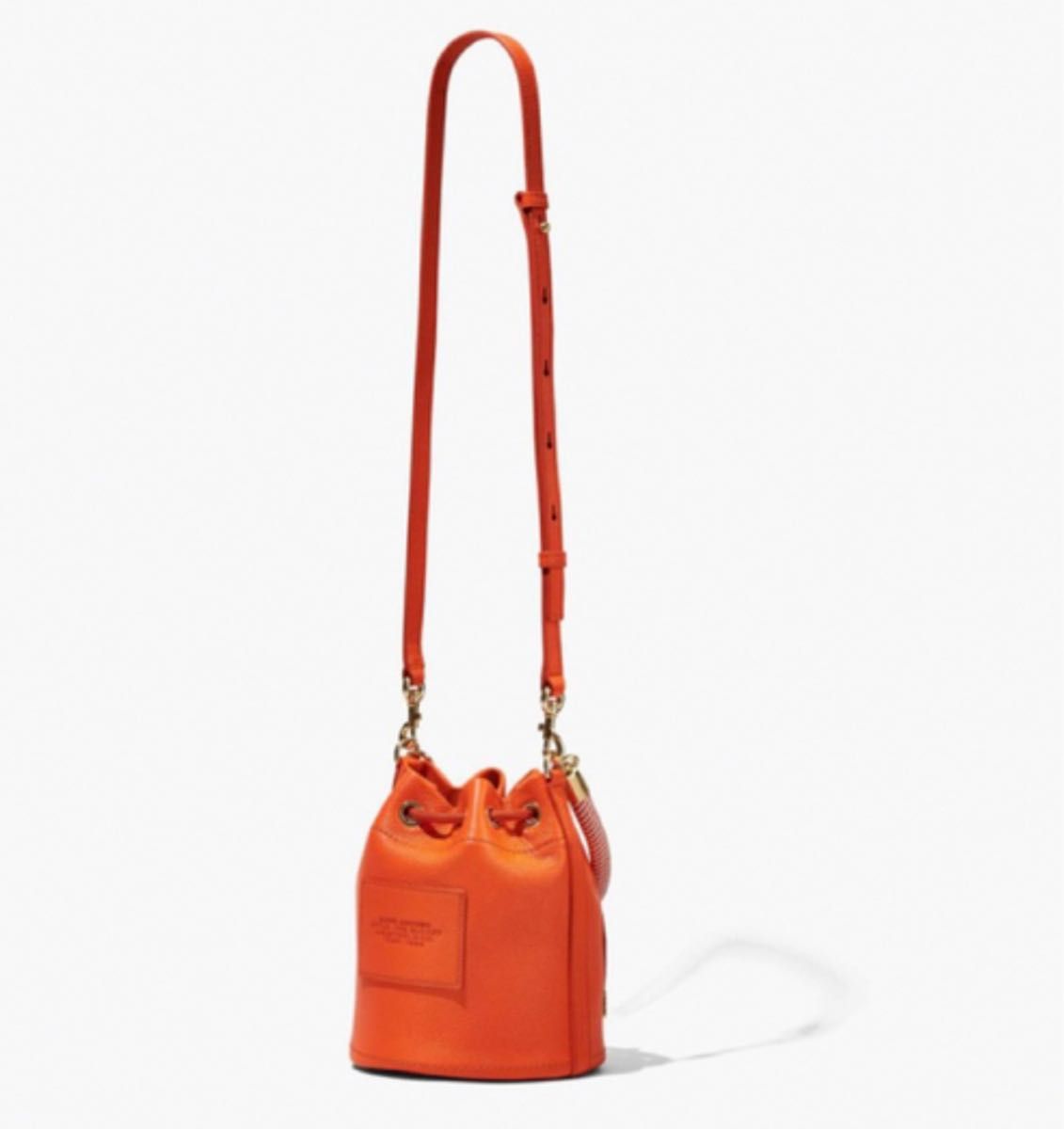 新品 MARC JACOBS】ザ レザーバケットバック/オレンジ|Yahoo!フリマ