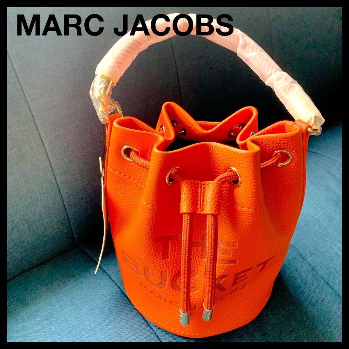 新品 MARC JACOBS】ザ レザーバケットバック／オレンジ｜Yahoo!フリマ