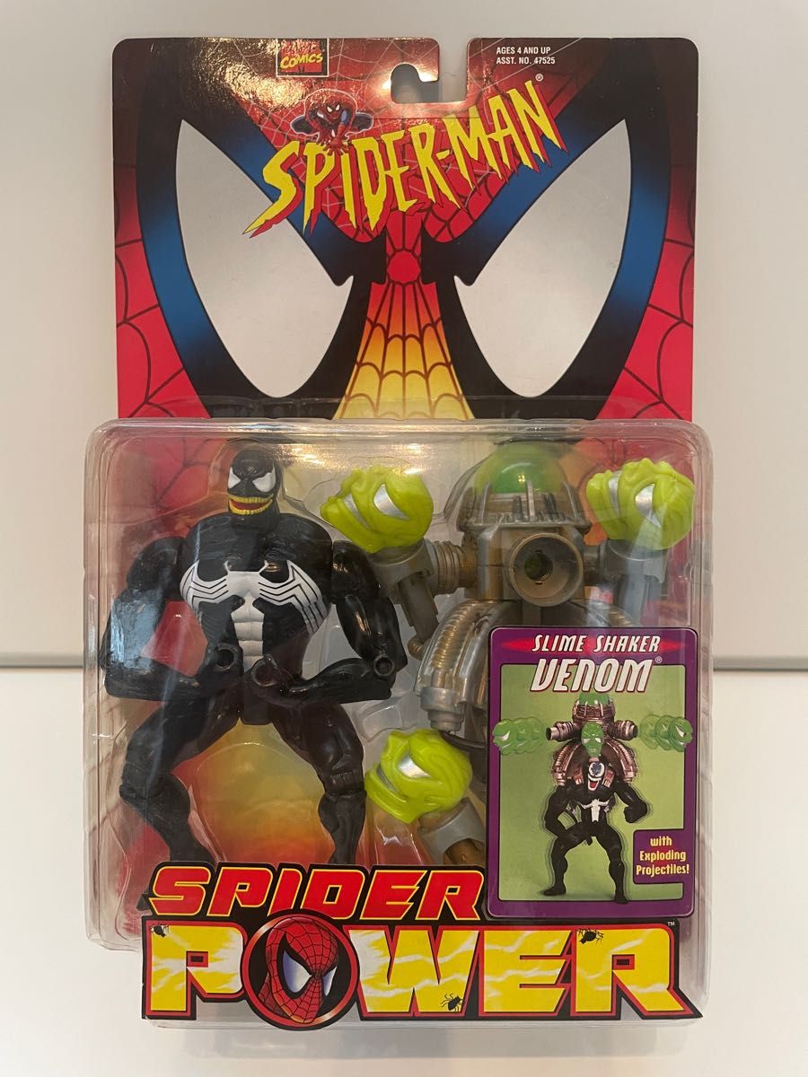 未開封 ヴェノム フィギュア スパイダーマン VENOM トイビズ アクションフィギュア マーベル MARVEL スパイダーパワー