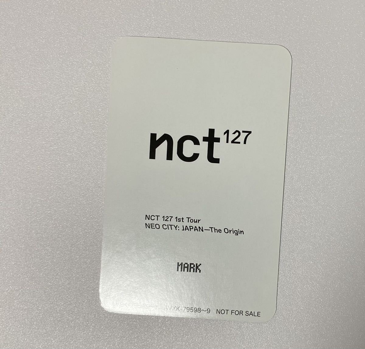 マーク NCT127 1st Tour NEO CITY ： JAPAN - The Origin DVD 特典 トレカ MARK Photocard_画像4