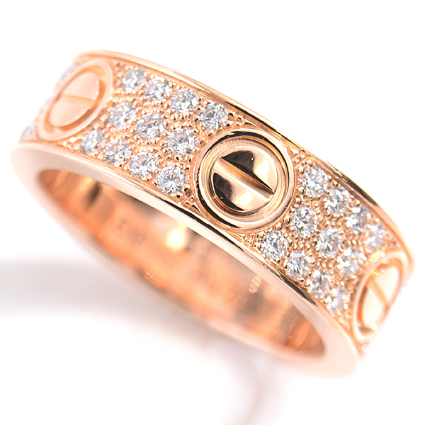 送料込】 指輪 カルティエ ユニセックス 中古 750PG Cartier ピンク