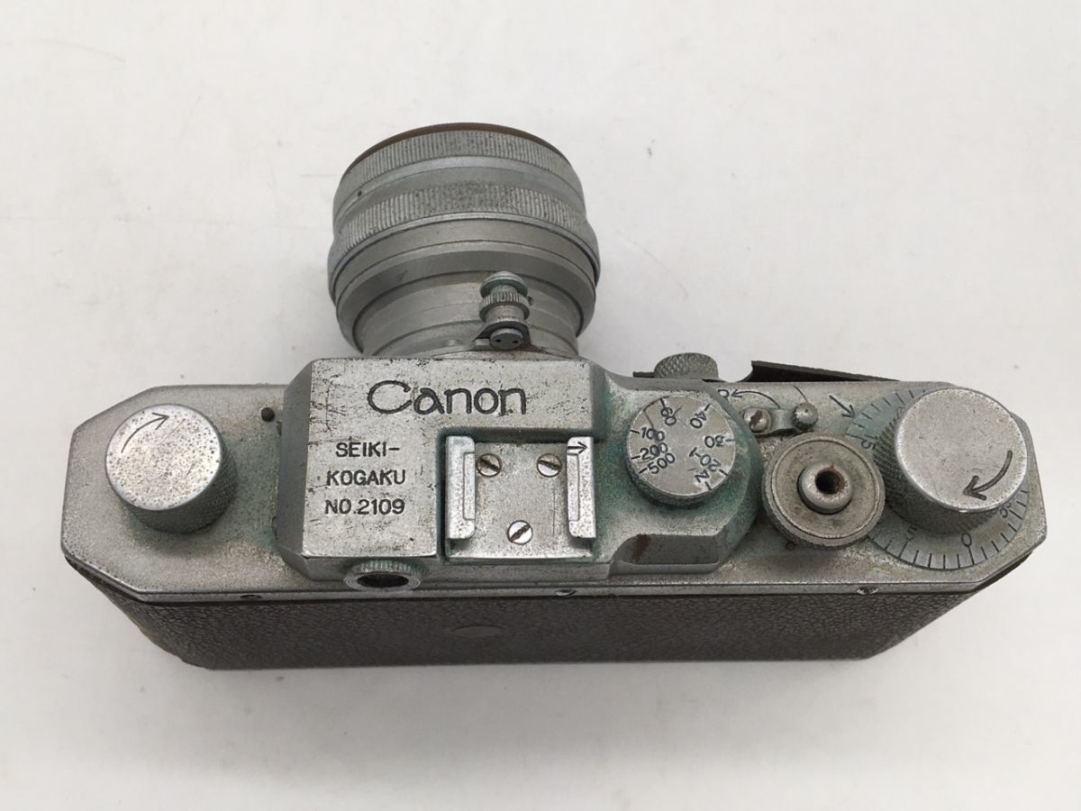 1204-007S⑤17864 フィルムカメラ CANON キャノン SEIKI-KOGAKU レンズ Seiki-Kogaku Serenar 1:3.5 5cm 精機光学 レンジファインダーの画像5