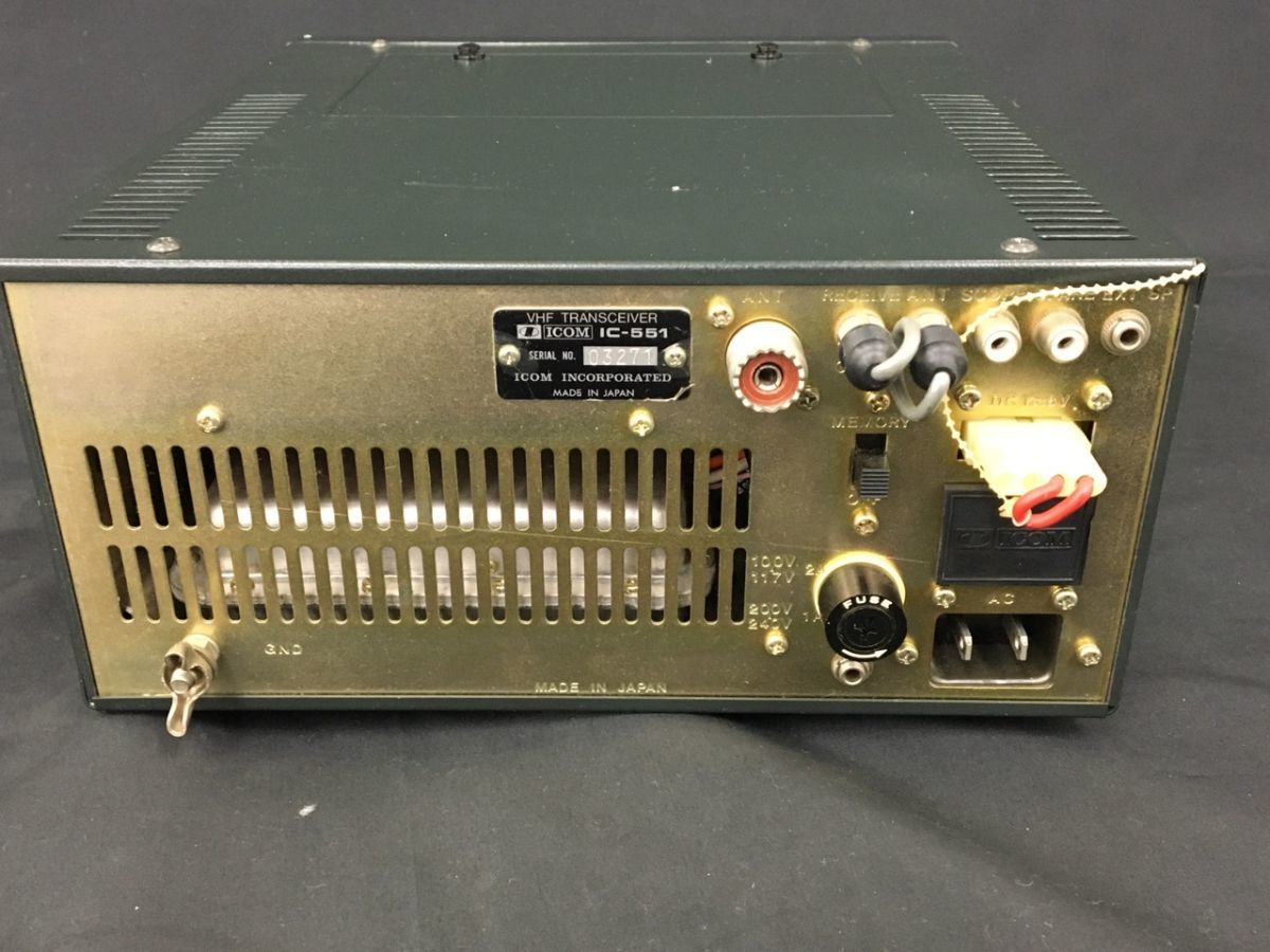 1204-017S⑭18001 無線機 ICOM アイコム IC-551 50MHz オールモード 