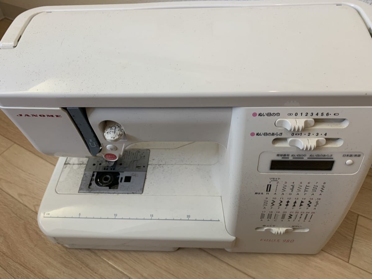 ヤフオク! - ジャノメ JANOME エクール EQULE 980 MO...