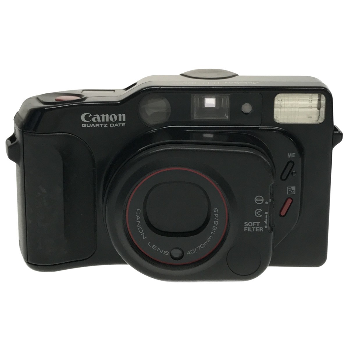 【通電確認済み 3台まとめ】Canon AF35ML + Autoboy 3 + TELE QUARTZ DATE キャノン オートボーイ コンパクトフィルムカメラ 現状品 C3000の画像4