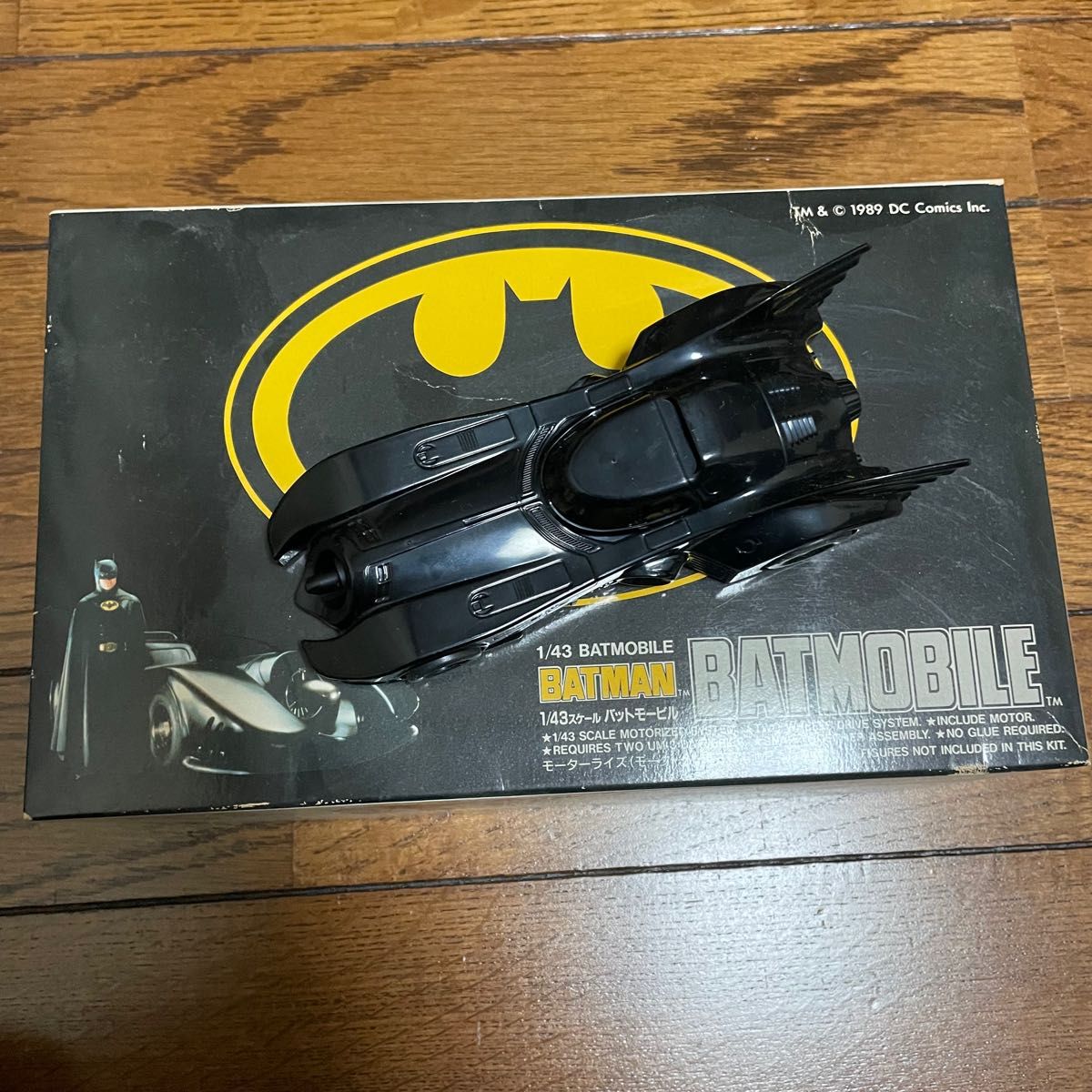 1989 バットマン　アオシマ  バットモービル 4WD《ミニ四駆》BATMAN