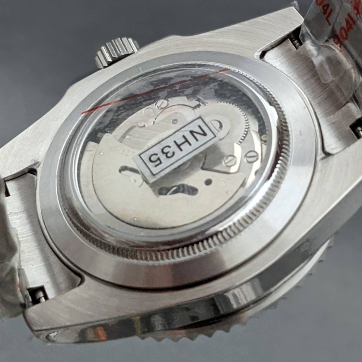 SEIKO MOD 未使用 サブマリーナオマージュ ホワイト NH35A機械式 SEIKO MOD 未使用 サブマリーナオマージュ ホワイト NH35A機械式