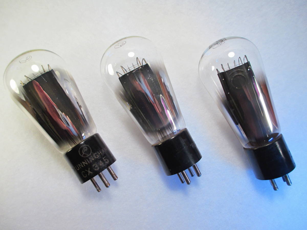 Yahoo!オークション - RCA CUNNINGHAM CX-345 UX-245 3本 1930 Yahoo!オークション - RCA CUNNINGHAM CX-345 UX-245 3本 1930