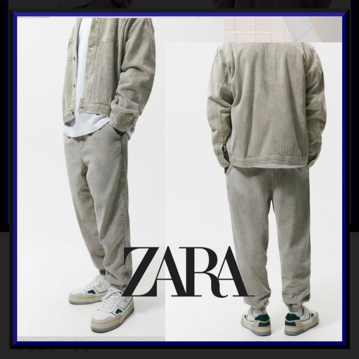新品未使用】ZARA アシッドウォッシュコーデュロイ ジャケット 新品未使用】ZARA アシッドウォッシュコーデュロイ ジャケット