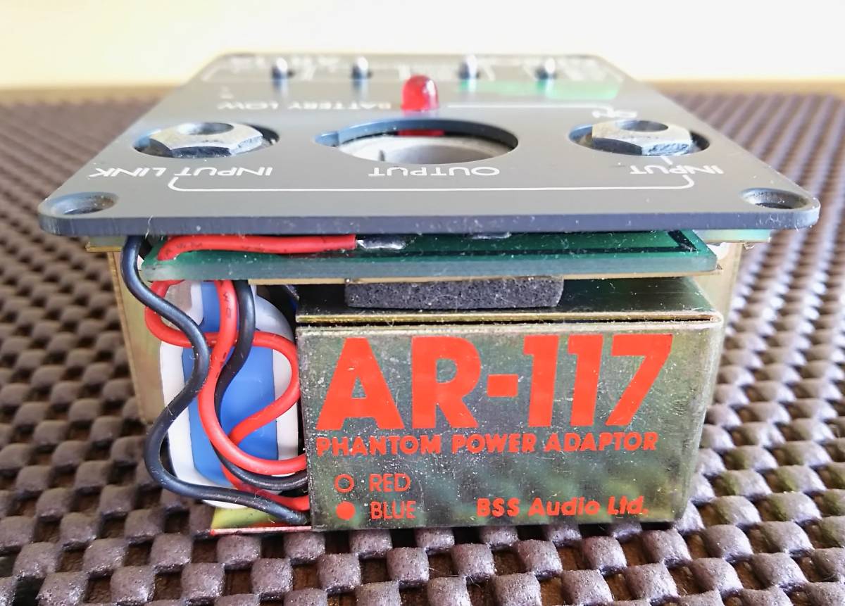 名機DI BSS AR-116 ファンタム電源ユニット AR-117付属 MADE IN
