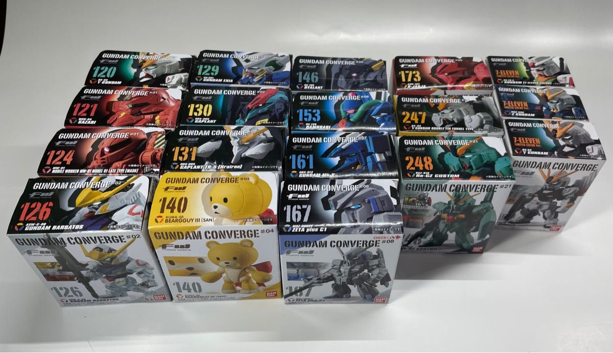 FWガンダムコンバージ GUNDAM CONVERGE 18体セット 未使用品 バラ売り