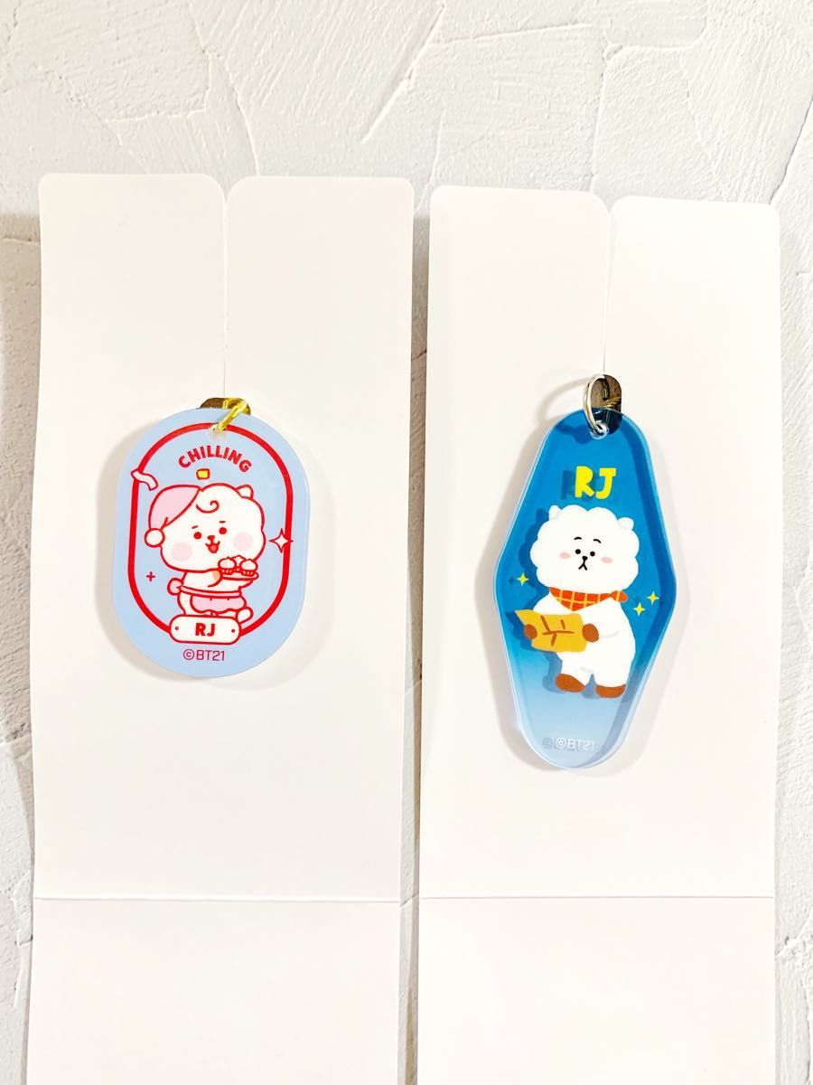 BTS BT21 アクリルキーホルダー RJ アールジェイ JIN ジン