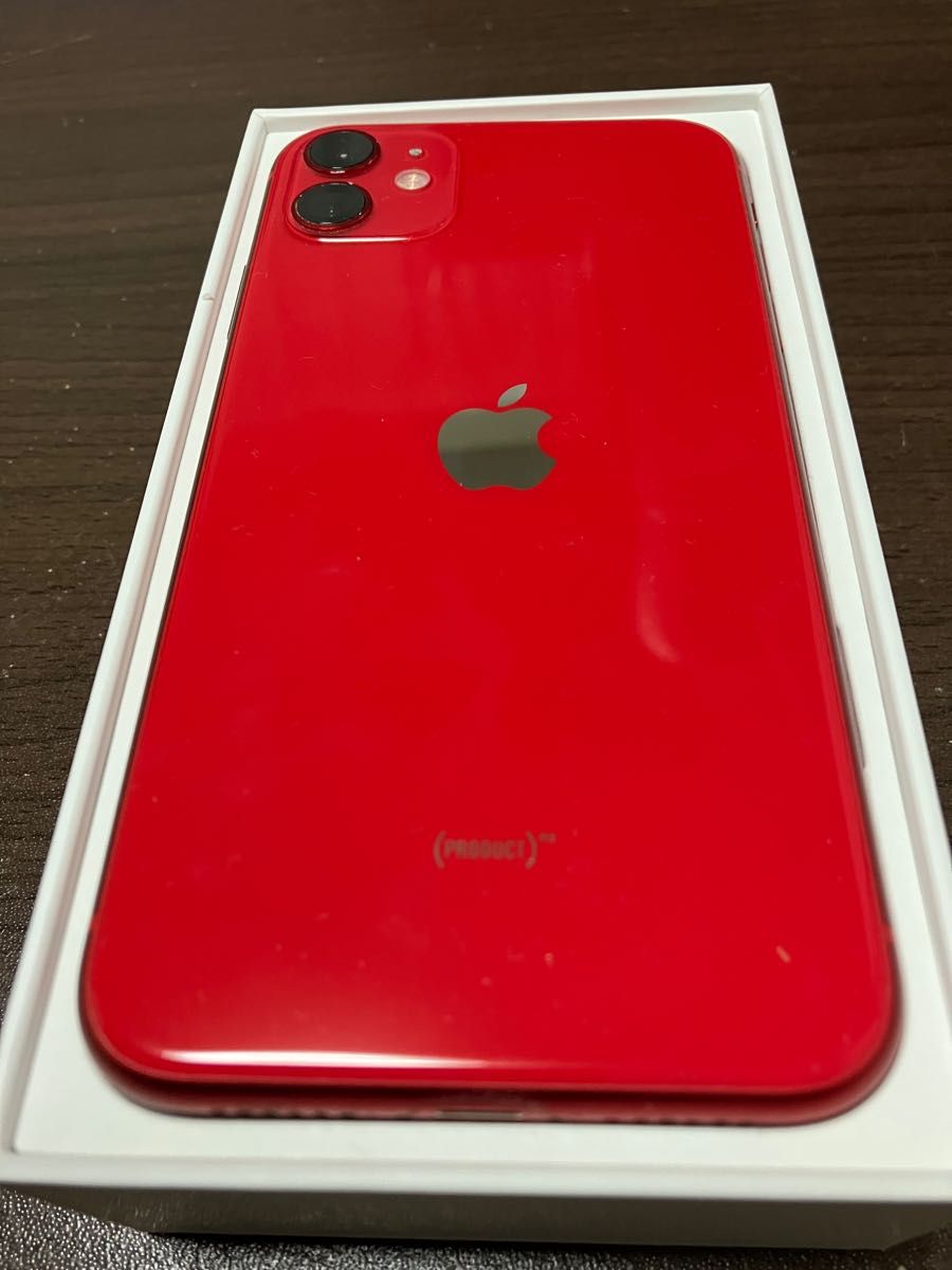 最大97%オフ! 訳あり Apple iPhone11 64GB レッド ケース付き en