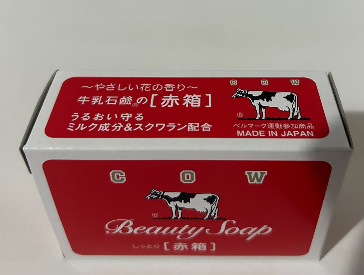 牛乳石鹸 ❤赤90g ✖6個 ❤しっとりすべすべ ❤洗顔にも❤スクワラン配合