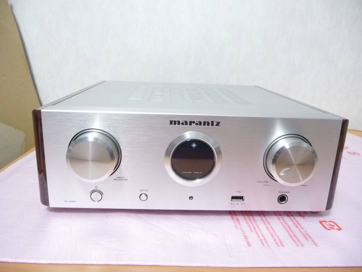 * экспонирование прекрасный товар Marantz Marantz основной предусилитель HD-AMP1/FN [USB-DAC установка / в высоком разрешени источник звука / наушники специальный усилитель установка / серебряный Gold ] с гарантией 