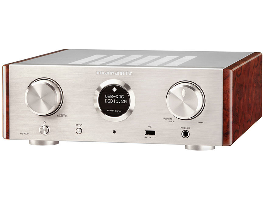 * новый товар нераспечатанный Marantz Marantz основной предусилитель HD-AMP1/FN [USB-DAC установка / в высоком разрешени / наушники специальный усилитель / серебряный Gold ] с гарантией 1 пункт 