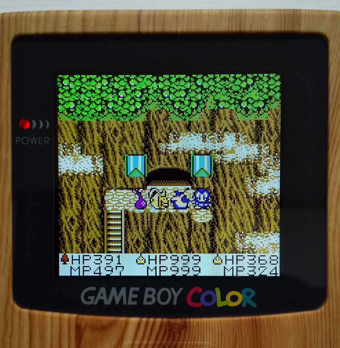有名な ゲームボーイカラー本体 大画面IPS液晶 オーロラ 新品