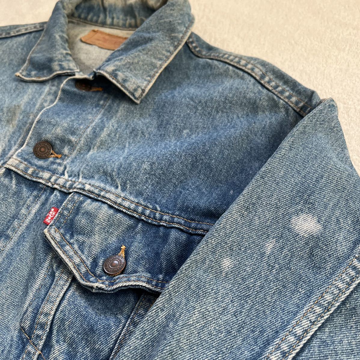 90's Levi's 71506 USA製 リーバイス デニムジャケット Gジャン M ジージャン 米国製 アメリカ製 90年代 Lサイズ相当 ビンテージ 71505